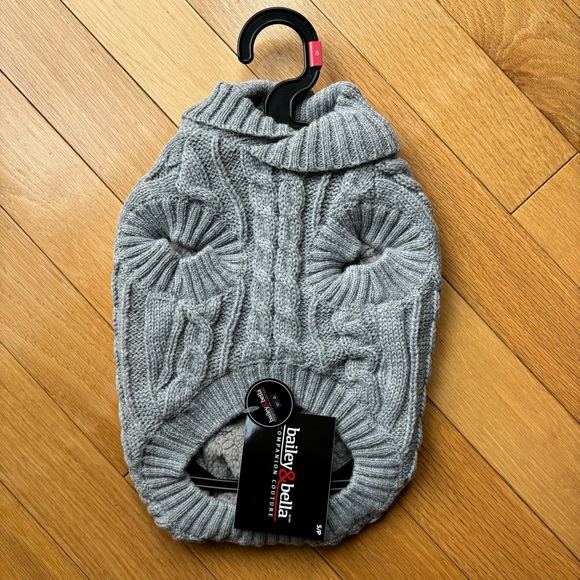NWT Bailey & Bella Cable Knit Dog Sweater - Picture 2 of 5